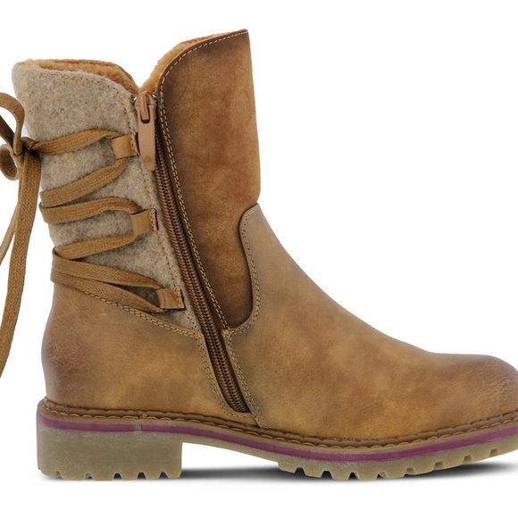 Patrizia by Spring Step Dawna Bootie (Brown) - 36 - Picture 15 of 16